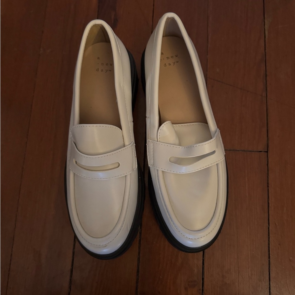 A New Day - Women's White Loafers